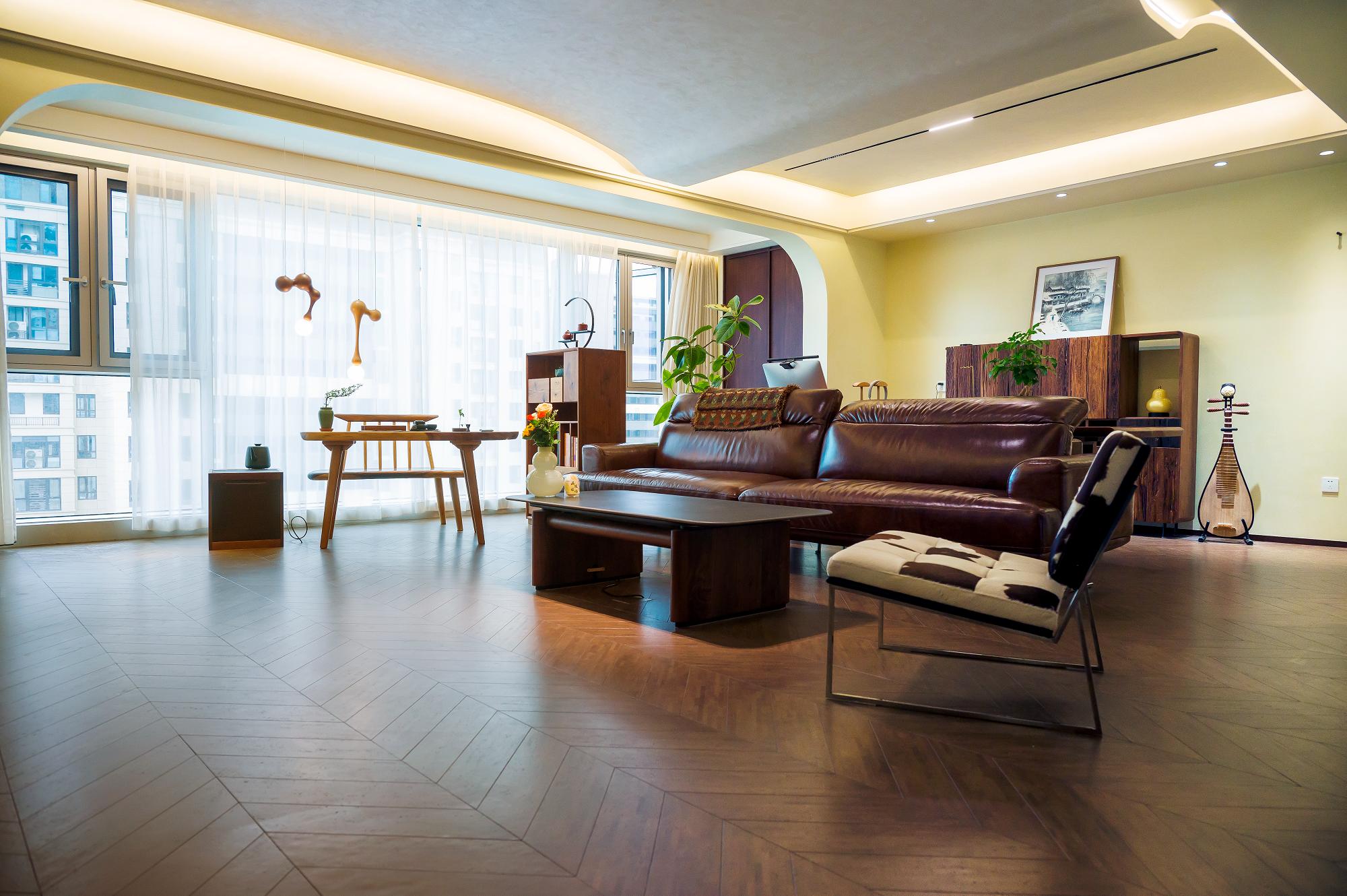 中式風(fēng)新家的靈魂，居然是這塊軟木地板 圖片9