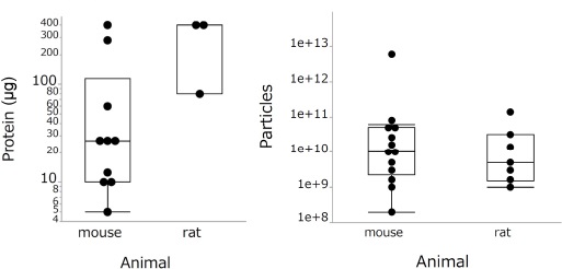 圖2:不同劑量的鼻內給藥外泌體 圖2:不同劑量的鼻內給藥外泌體