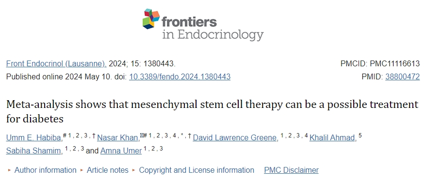 薈萃分析顯示間充質(zhì)干細(xì)胞療法可成為治療糖尿病的一種可能方法 薈萃分析顯示間充質(zhì)干細(xì)胞療法可成為治療糖尿病的一種可能方法