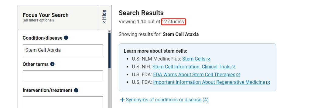 干細(xì)胞治療共濟(jì)失調(diào)的臨床研究進(jìn)展 干細(xì)胞治療共濟(jì)失調(diào)的臨床研究進(jìn)展