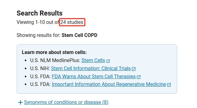 干細胞治療慢阻肺臨床研究進展 干細胞治療慢阻肺臨床研究進展