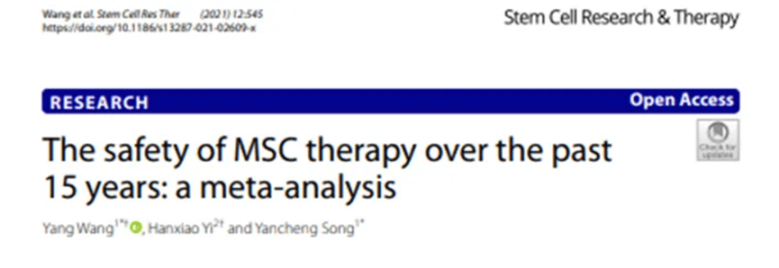 回顧了過去15年的間充質(zhì)干細胞臨床試驗
