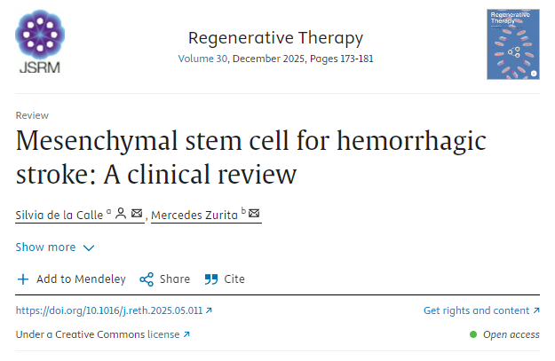 間充質(zhì)干細(xì)胞治療出血性中風(fēng):臨床回顧 間充質(zhì)干細(xì)胞治療出血性中風(fēng):臨床回顧