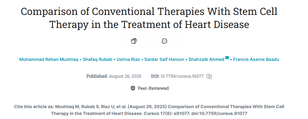 心臟病人新希望？干細胞治療如何讓心臟“重獲活力”，遠超傳統(tǒng)治療