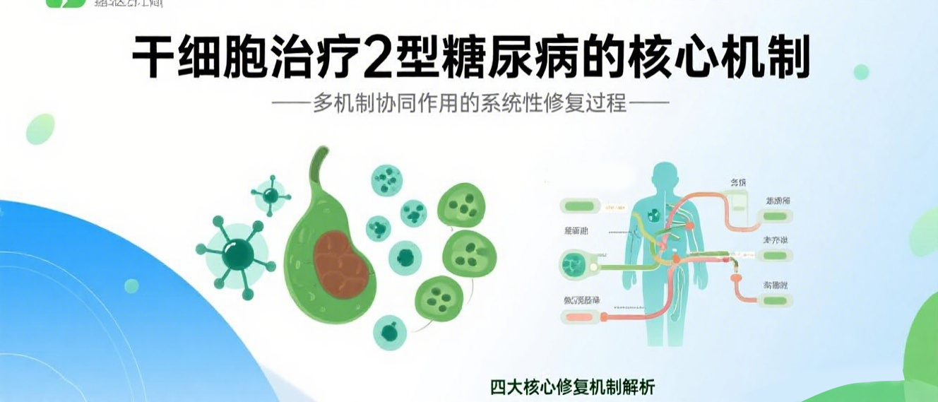 干細胞治療2型糖尿病的4大核心機制 干細胞治療2型糖尿病的4大核心機制